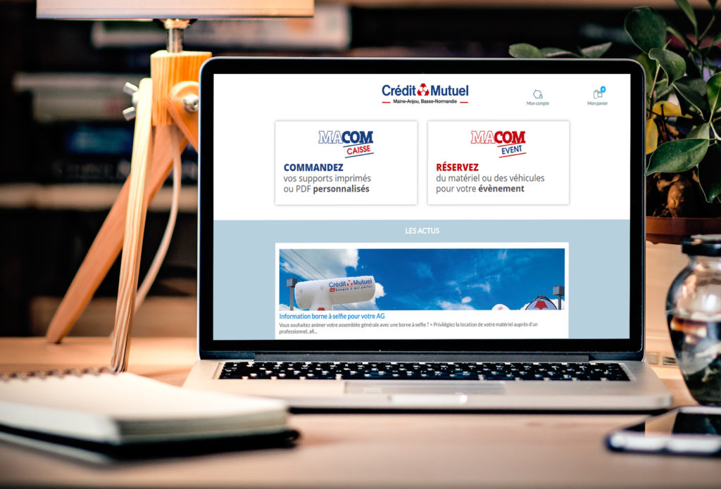 Solution web to print MACOM - Crédit Mutuel MABN